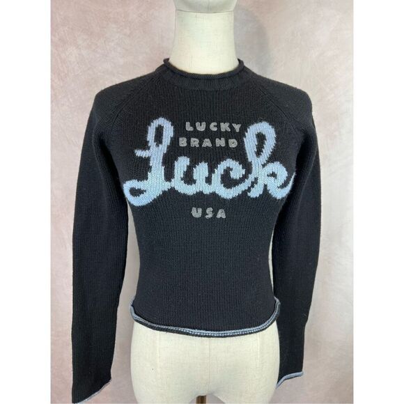 Lucky Brand 100% Merino Wool Sweater Size Small - Picture 2 of 6